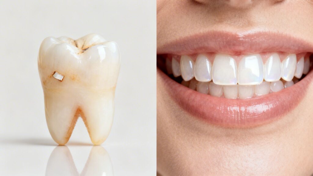 Charles E. Boren | Dental Veneers Before and After Dental Veneer Implant