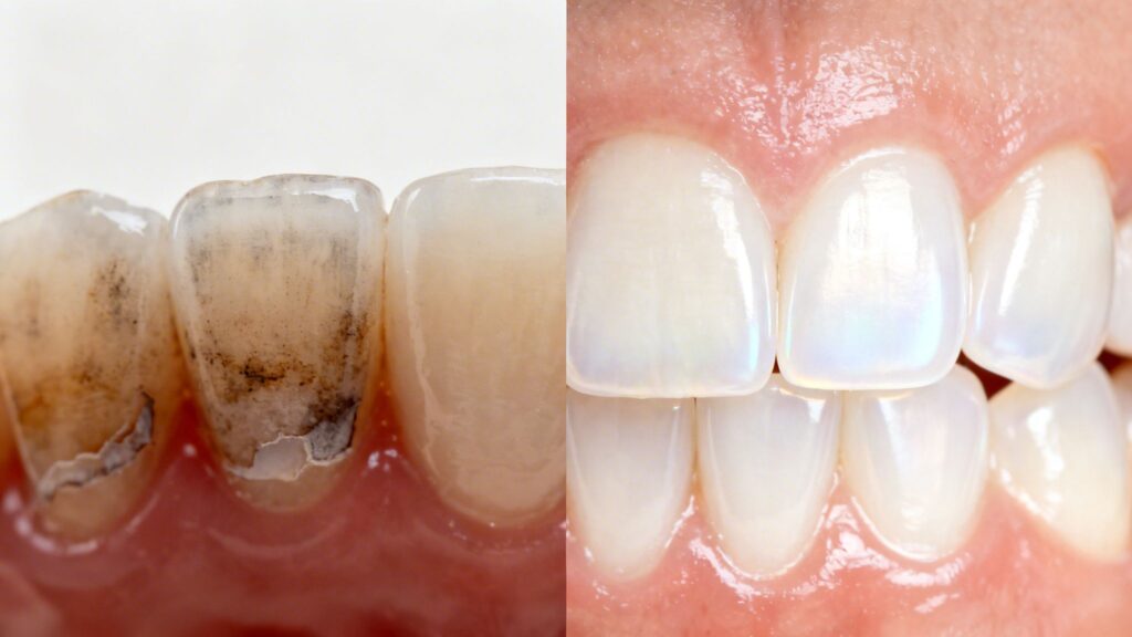 Charles E. Boren | Dental Veneers Before and After Dental Veneer Implant Before and After