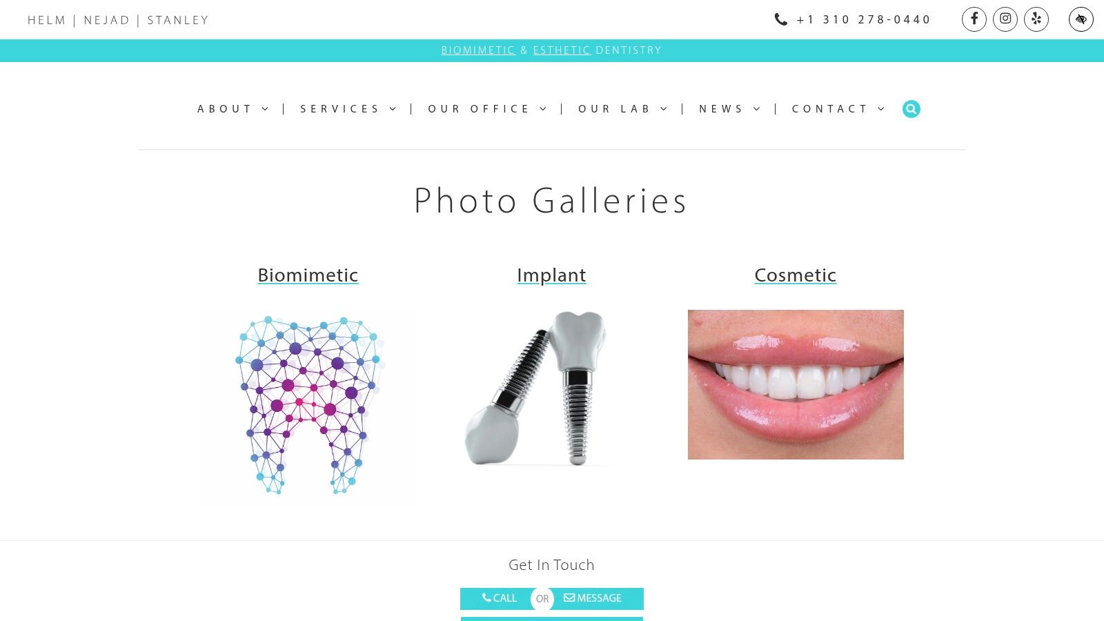 Stunning Cosmetic Dentistry Before and After 3 HELM | NEJAD | STANLEY (Beverly Hills / West Hollywood, CA)
